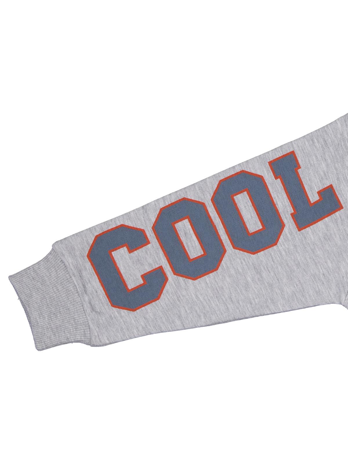 Civil Erkek Çocuk Cool Team Baskılı Sweatshirt | 3 İp Uzun Kol | Okul Kreş ve Günlük Kullanım - Gri