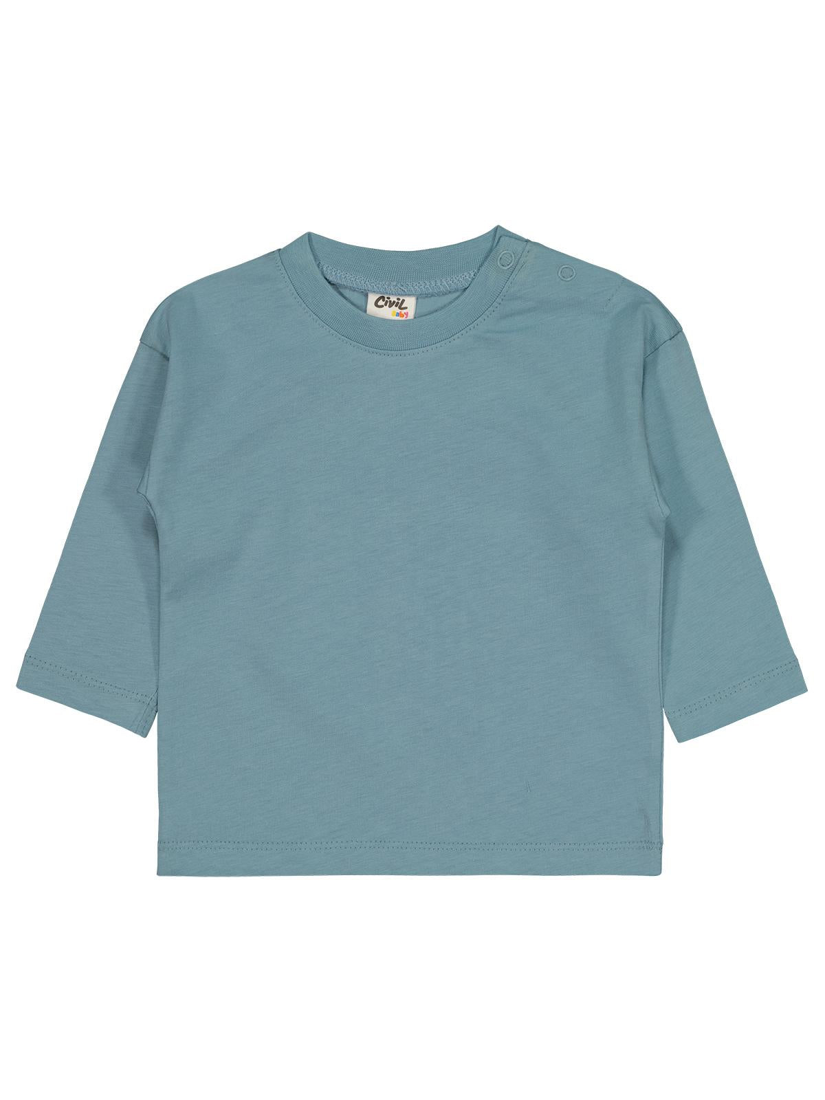Civil Baby Basic 6-18 Ay Sweatshirt - Mavi