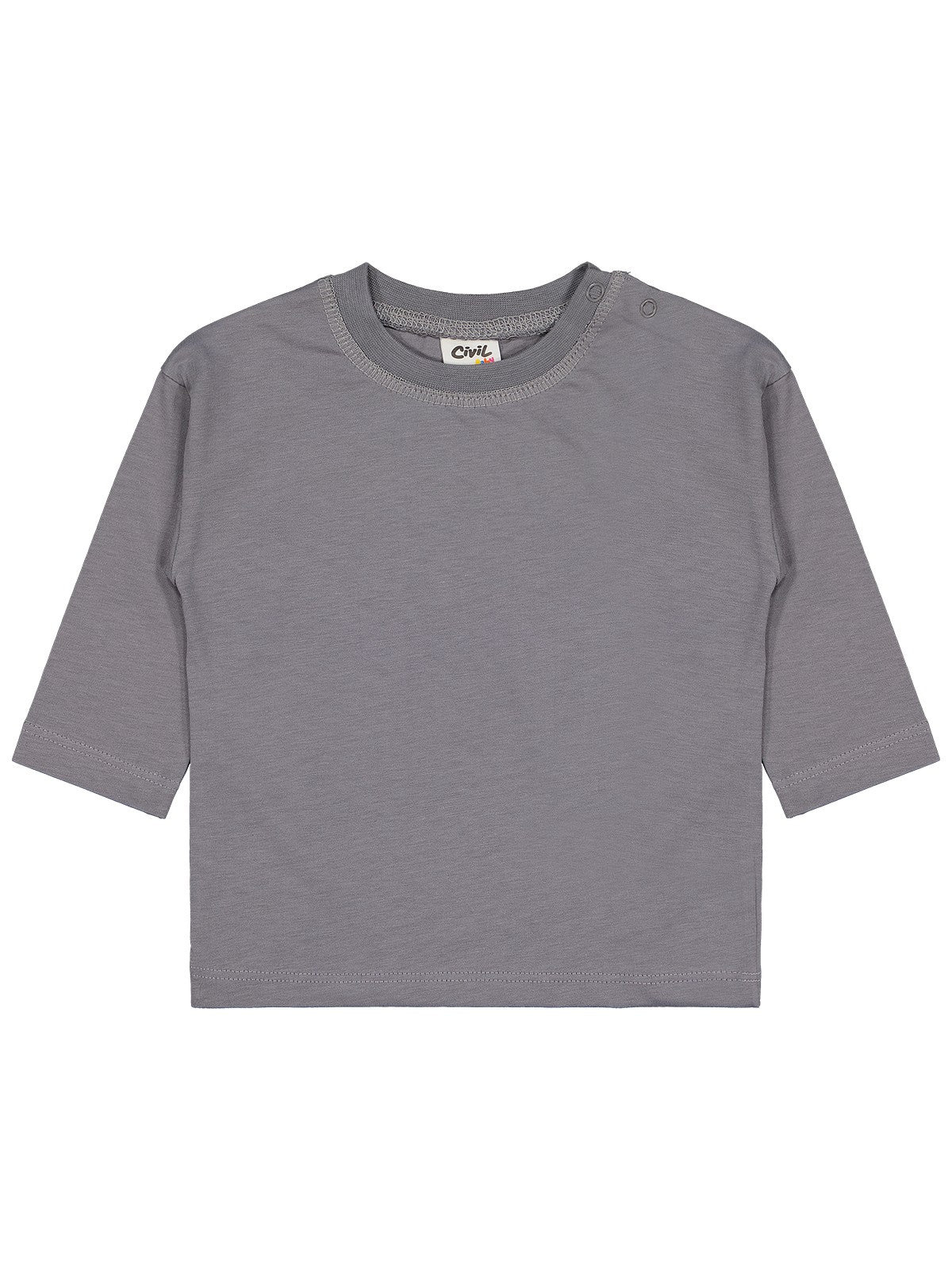 Civil Baby Basic 6-18 Ay Sweatshirt - Gri