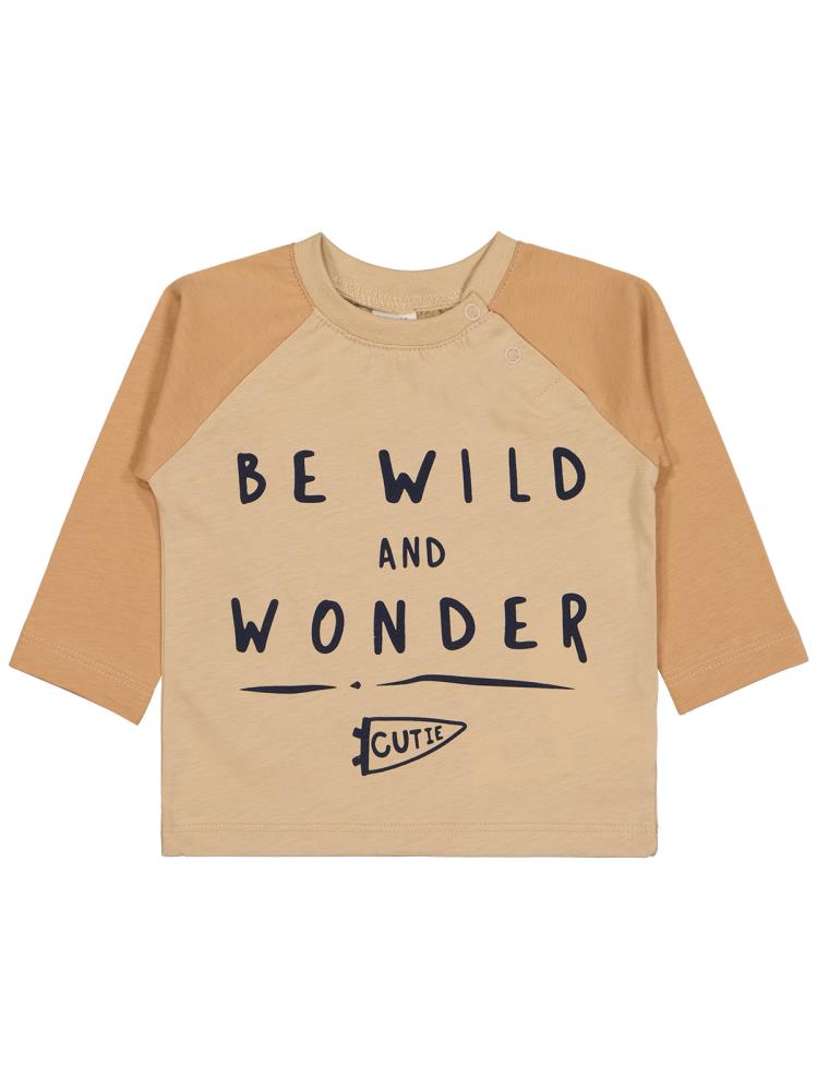 Civil Baby Be Wıld Baskılı 6-18 Ay Sweatshirt - Hardal