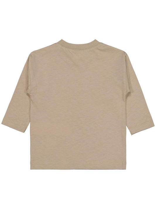Civil Baby Dinazor Nakışlı 6-18 Ay Sweatshirt - Bej