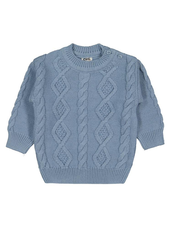 Civil Baby Rain Saç Örgü 6-18 Ay Kazak - Mavi