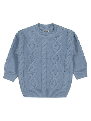 Civil Baby Rain Saç Örgü 6-18 Ay Kazak - Mavi