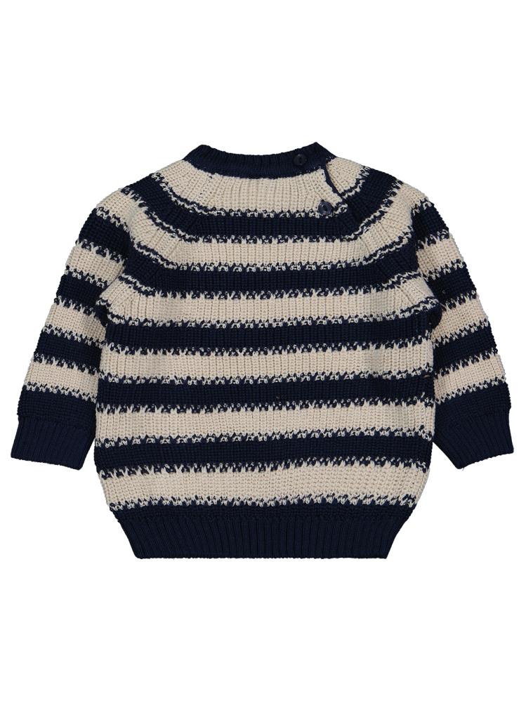 Civil Baby Elvi Çizgili 6-18 Ay Kazak - Lacivert