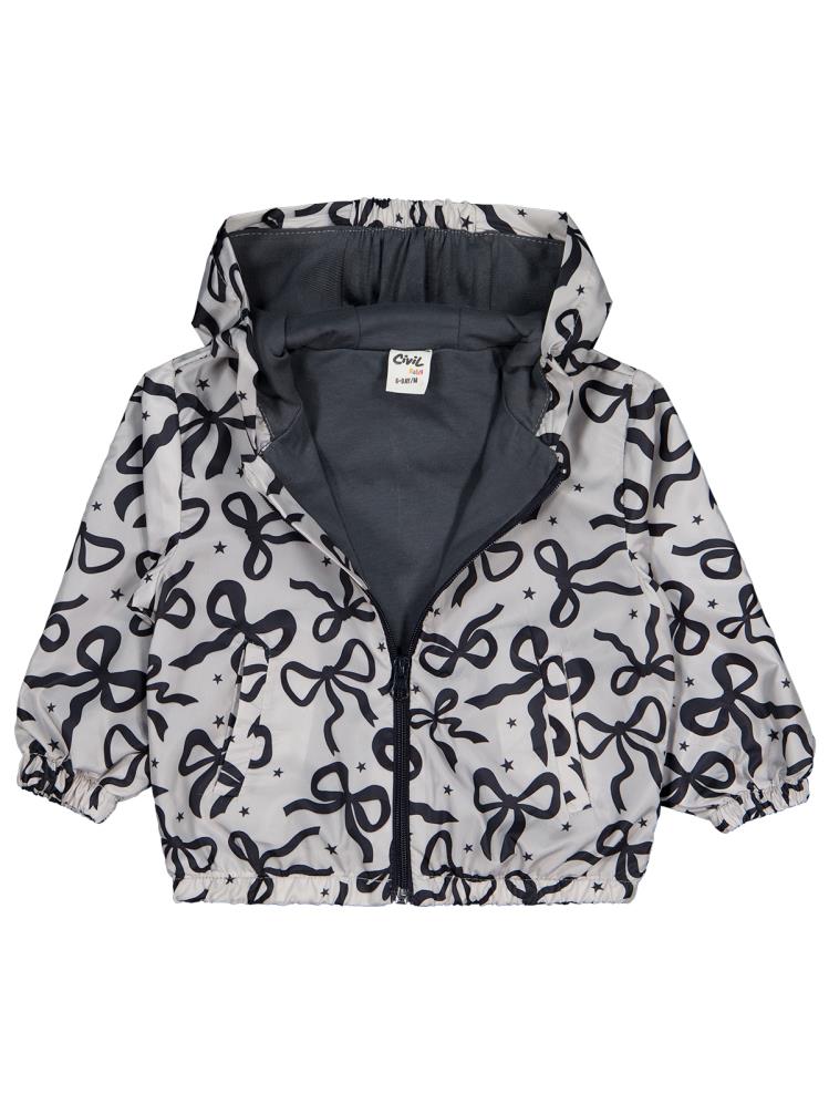 Civil Baby Fiyonklu 6-18 Ay Yağmurluk - Bej