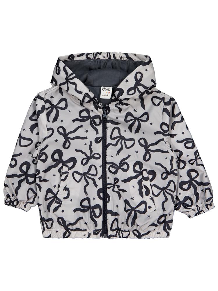 Civil Baby Fiyonklu 6-18 Ay Yağmurluk - Bej