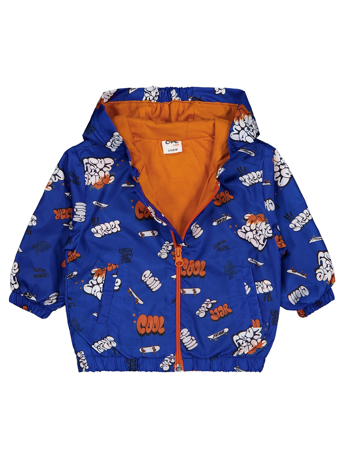 Civil Baby Cool Baskılı 6-18 Ay Yağmurluk - Bej