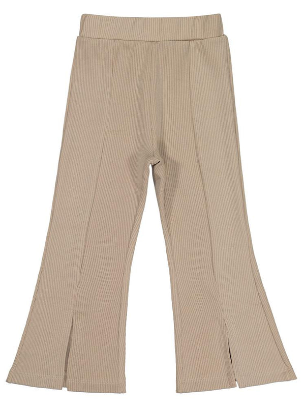 Civil Girls Paça Yırtmaçlı 2-5 Yaş Tayt - Bej