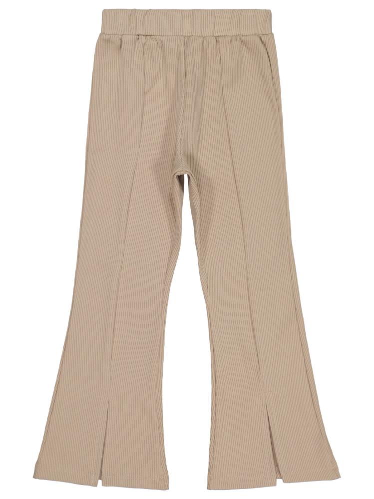 Civil Girls Paça Yırtmaçlı 10-13 Yaş Tayt - Bej