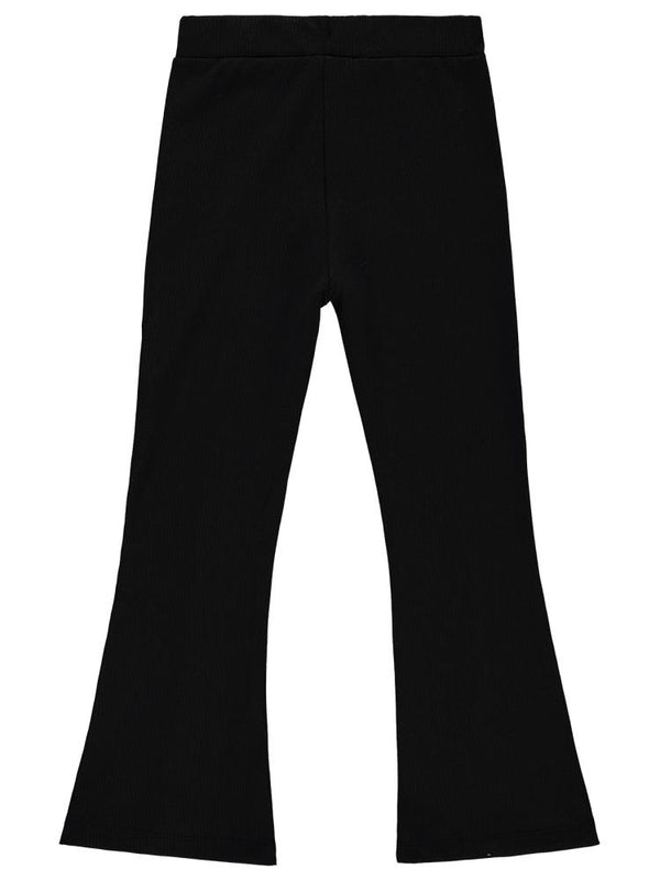 Civil Girls Paça Yırtmaçlı 10-13 Yaş Tayt - Siyah