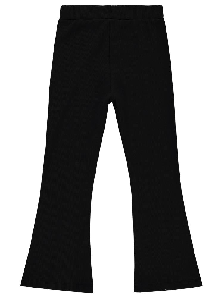 Civil Girls Paça Yırtmaçlı 10-13 Yaş Tayt - Siyah