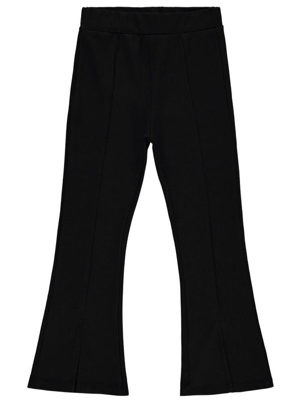 Civil Girls Paça Yırtmaçlı 10-13 Yaş Tayt - Siyah