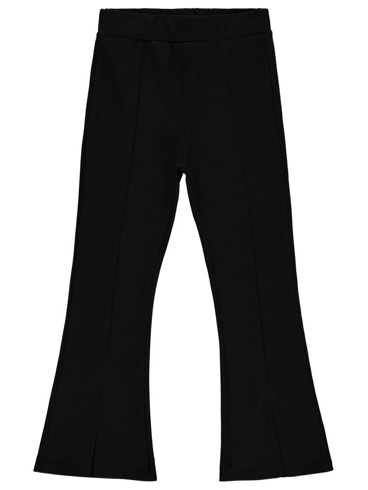 Civil Girls Paça Yırtmaçlı 10-13 Yaş Tayt - Siyah