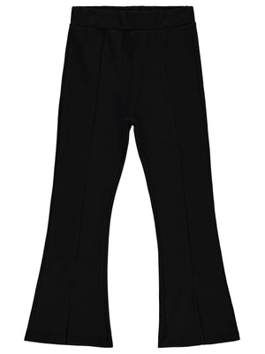 Civil Girls Paça Yırtmaçlı 6-9 Yaş Tayt - Siyah