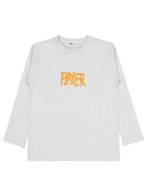 Civil Boys Player Baskılı 6-9 Yaş Sweatshirt - Gri