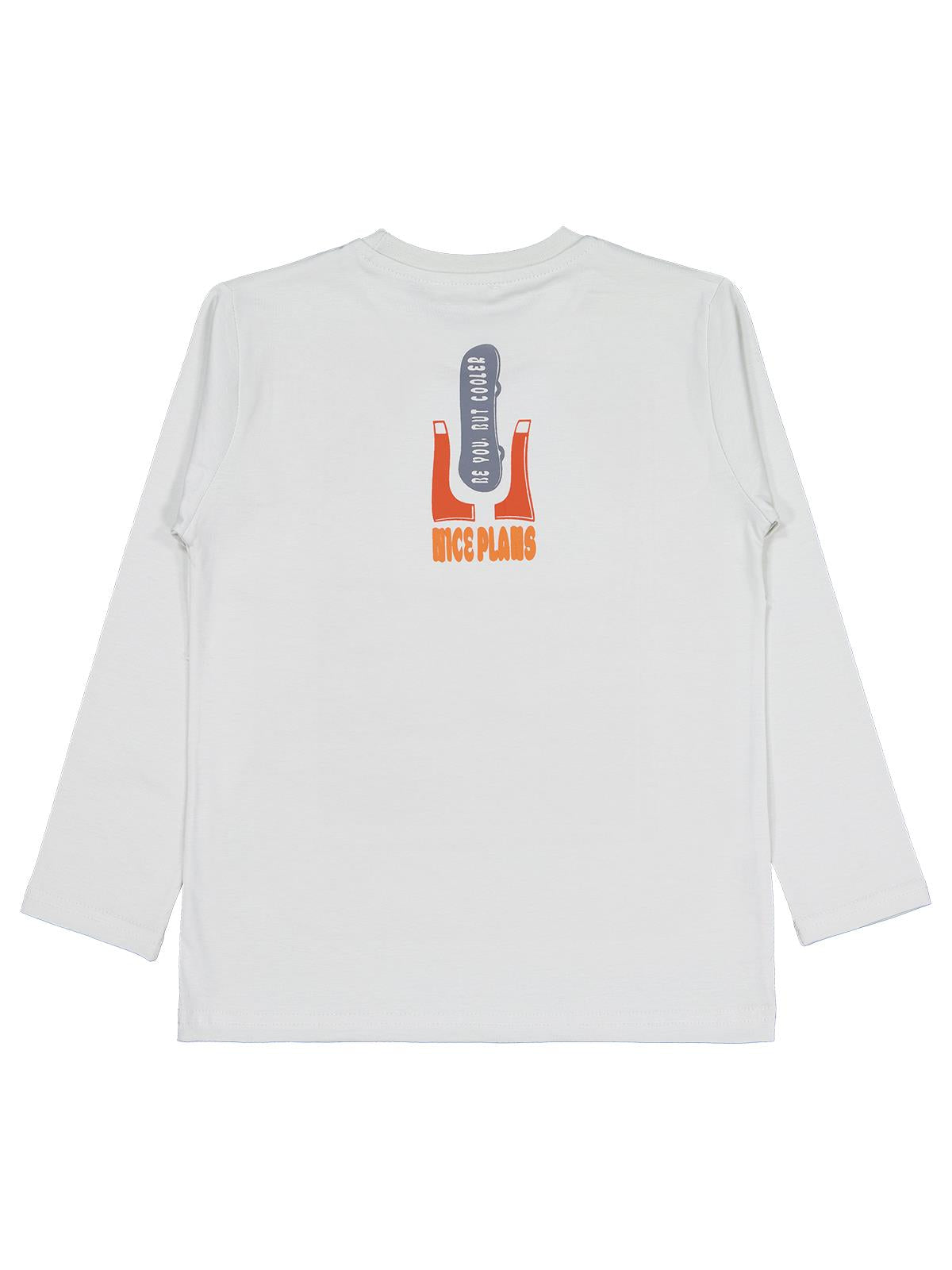 Civil Boys Be You But Cooler Baskılı 6-9 Yaş Sweatshirt - Gri