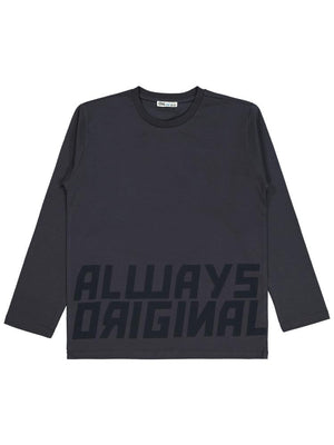 Civil Boys Always Orıgınal Baskılı 10-13 Yaş Sweatshirt - Gri