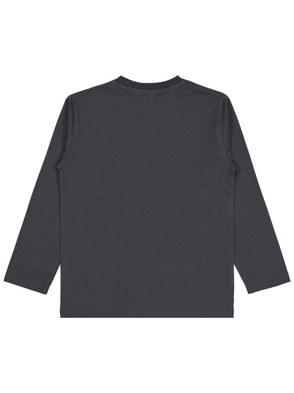 Civil Boys Skater Baskılı 6-9 Yaş Sweatshirt - Gri