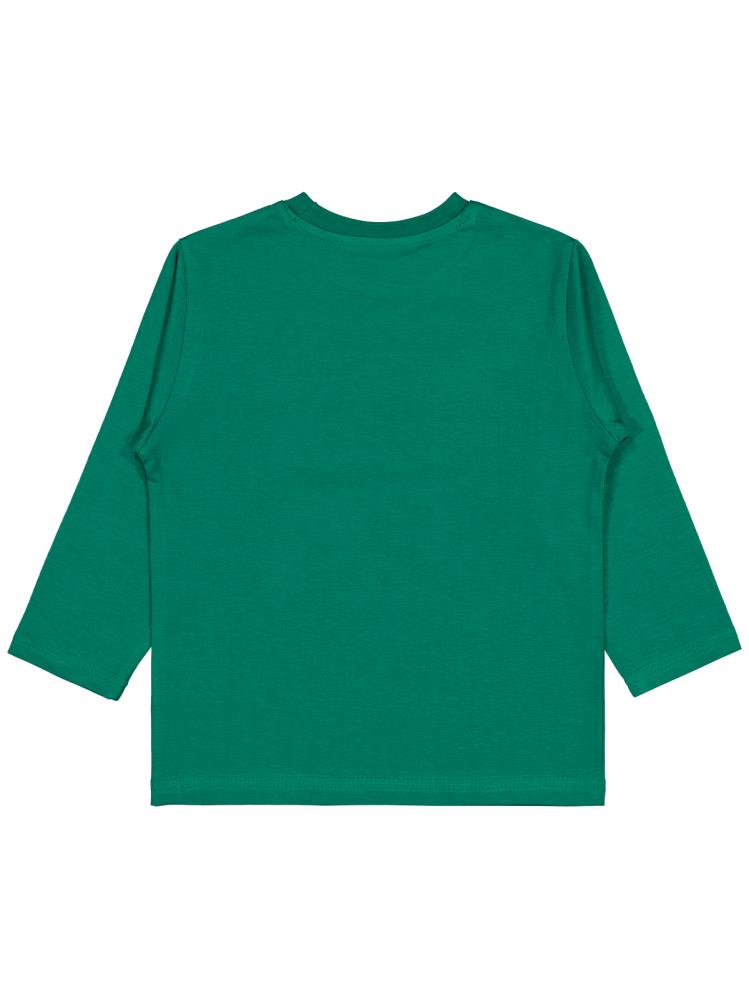 Civil Boys Lets Go Timsah Baskılı 2-5 Yaş Sweatshirt - Yeşil