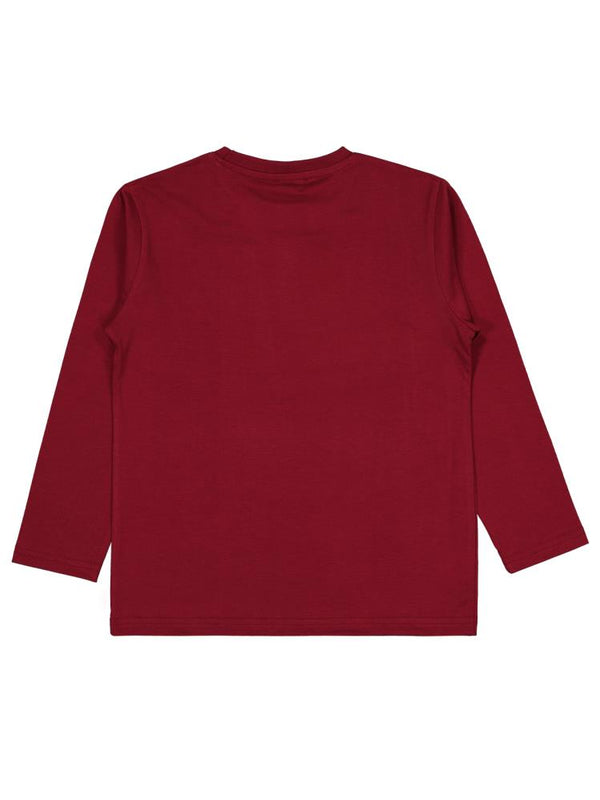 Civil Boys State Baskılı 6-9 Yaş Sweatshirt - Bordo