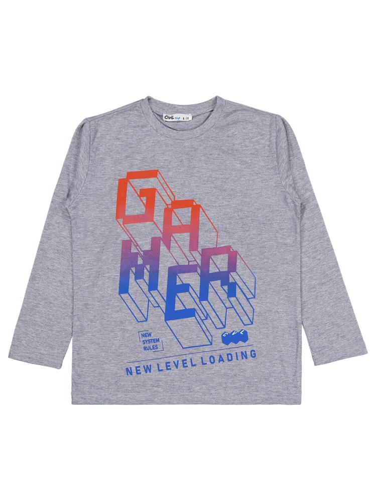Civil Boys Gamer Baskılı 6-9 Yaş Sweatshirt - Gri
