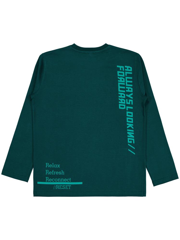 Civil Boys Always Orıgınal Baskılı 10-13 Yaş Sweatshirt - Yeşil
