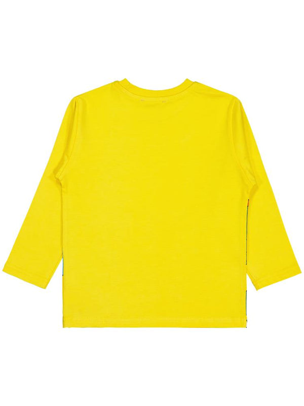 Civil Boys Colour Dinazor Baskılı 2-5 Yaş Sweatshirt - Sarı