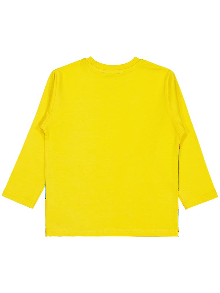 Civil Boys Colour Dinazor Baskılı 2-5 Yaş Sweatshirt - Sarı