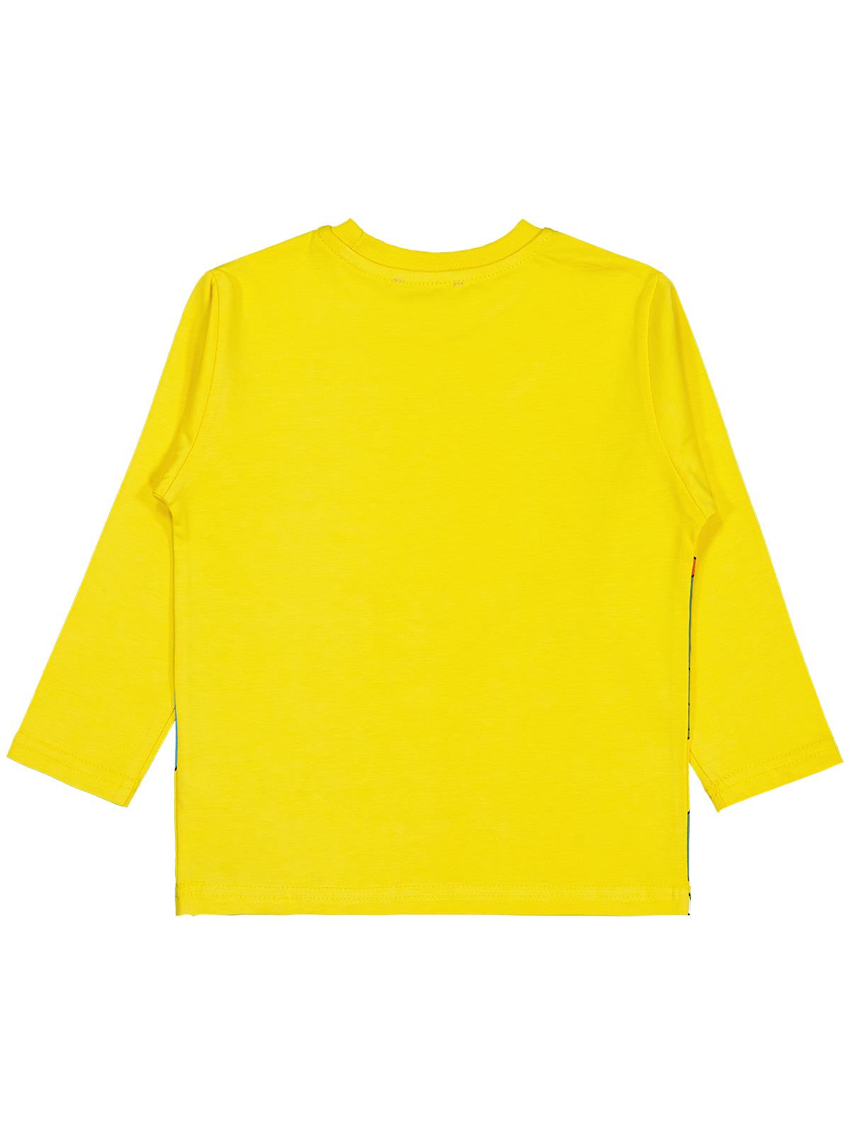 Civil Boys Colour Dinazor Baskılı 2-5 Yaş Sweatshirt - Sarı