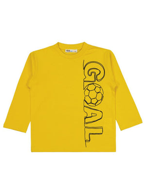 Civil Boys Goal Baskılı 2-5 Yaş Sweatshirt - Sarı