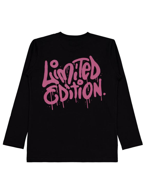 Civil Boys Limited Edition Baskılı 10-13 Yaş Sweatshirt - Siyah