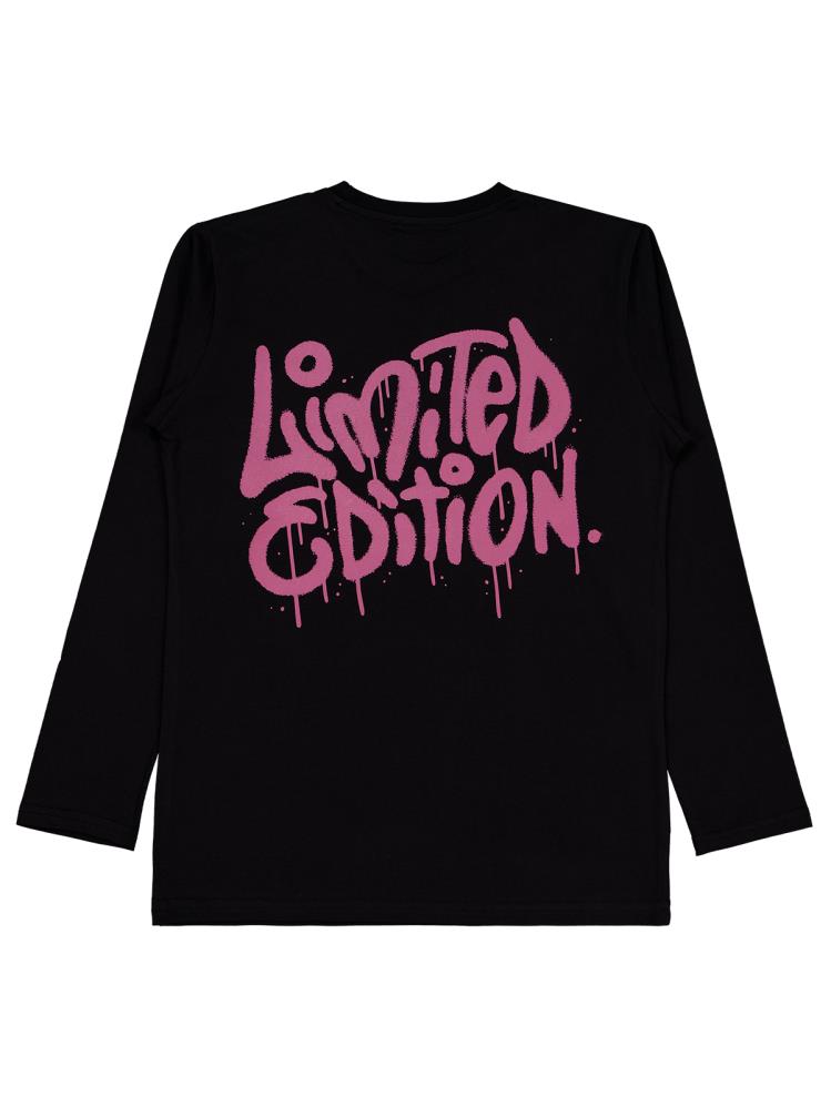 Civil Boys Limited Edition Baskılı 10-13 Yaş Sweatshirt - Siyah