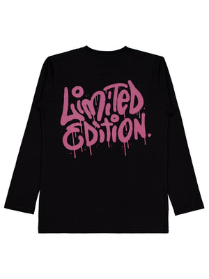 Civil Boys Limited Edition Baskılı 10-13 Yaş Sweatshirt - Siyah