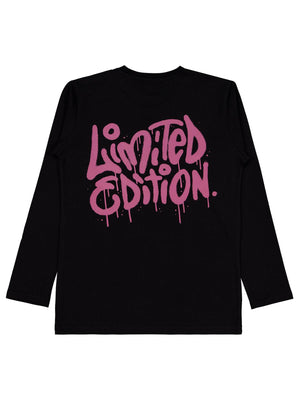 Civil Boys Limited Edition Baskılı 10-13 Yaş Sweatshirt - Siyah