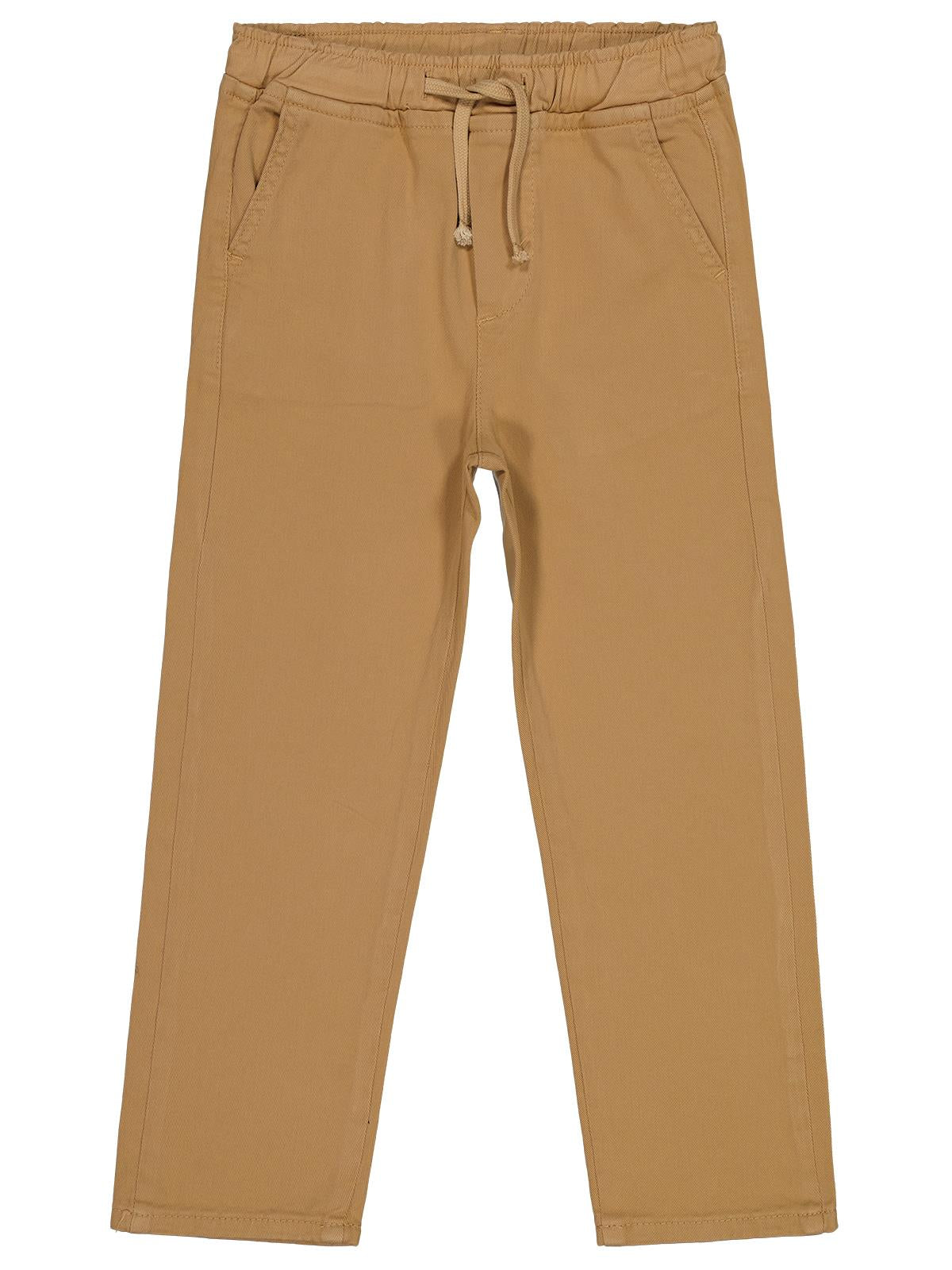 Civil Boys Beli Lastikli Chinno 10-13 Yaş Pantolon - Kahverengi