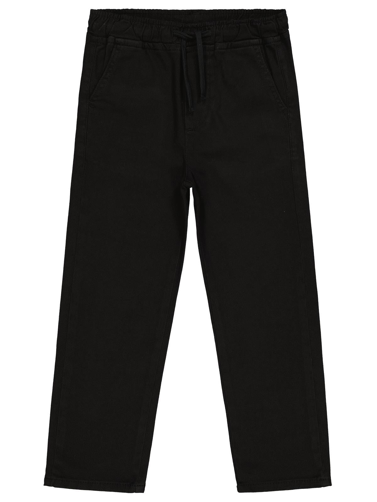 Civil Boys Beli Lastikli Chinno 6-9 Yaş Pantolon - Siyah