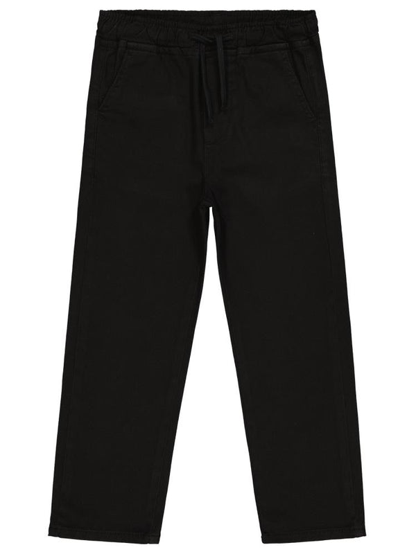 Civil Boys Beli Lastikli Chinno 6-9 Yaş Pantolon - Siyah