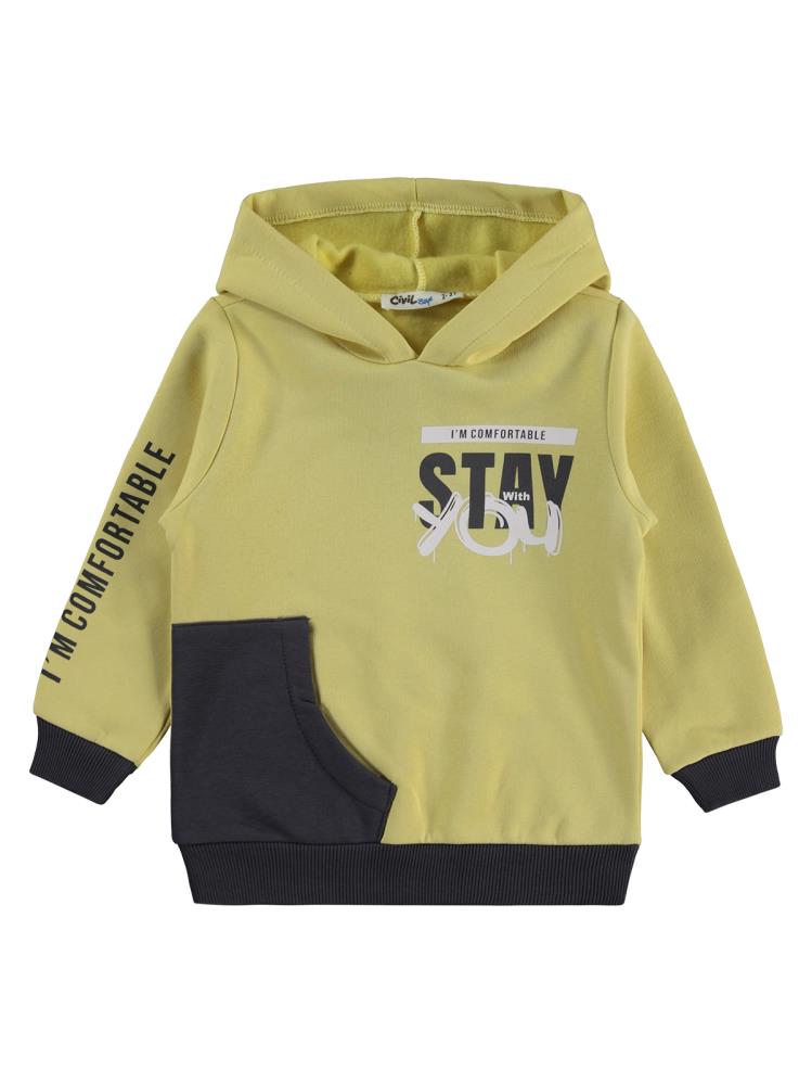 Civil Boys 2-5 Yaş Eşofman Takımı - Sarı