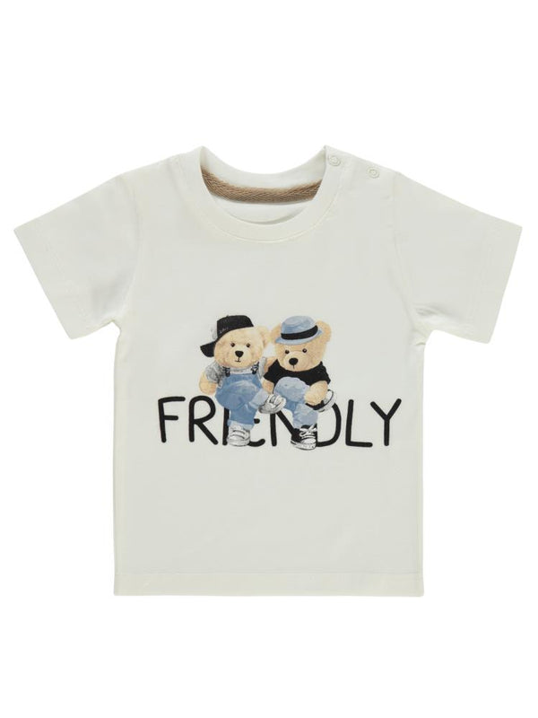 Concept Müslin Gömlekli Şortlu 3'lü 6-18 Ay Takım - Haki