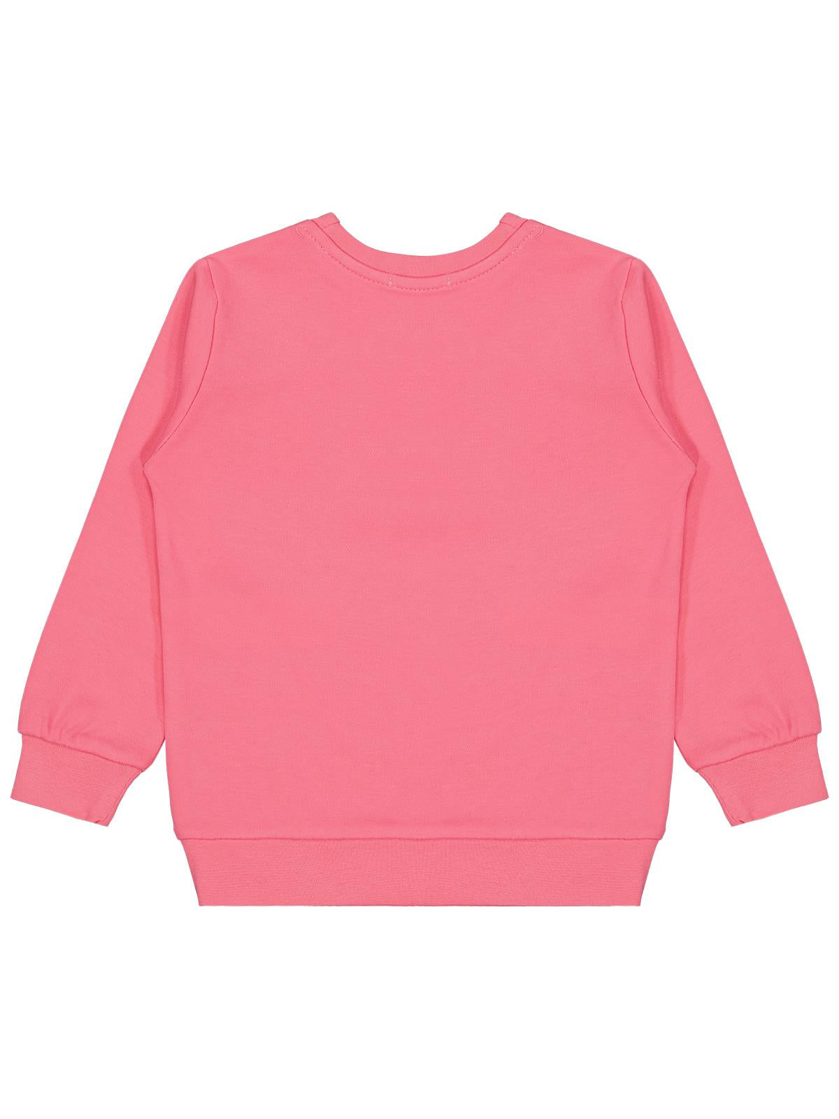 Civil Girls Düz 2-5 Yaş Sweatshirt - Pembe