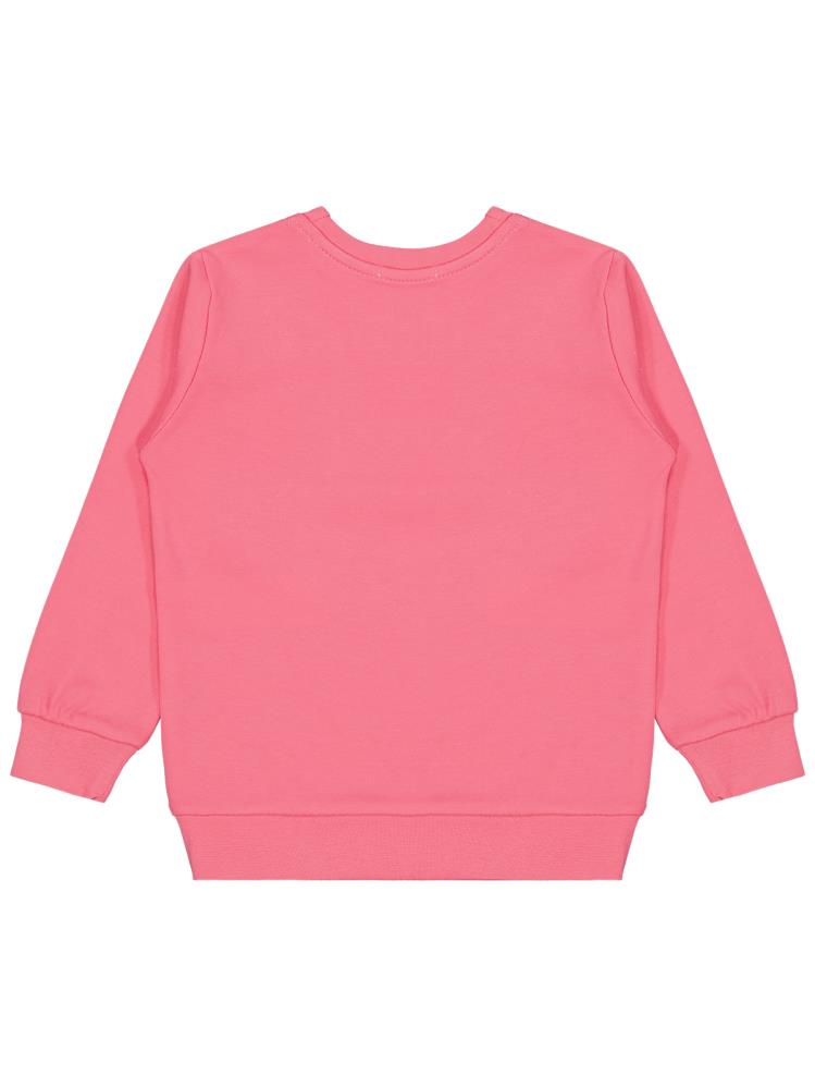 Civil Girls Düz 2-5 Yaş Sweatshirt - Pembe