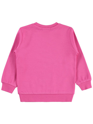 Civil Girls Düz 2-5 Yaş Sweatshirt - Pembe