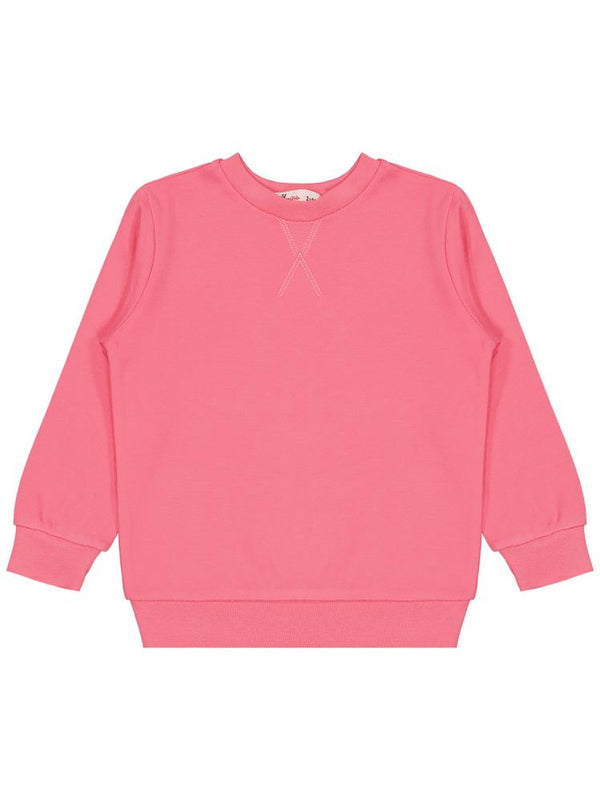 Civil Girls Düz 2-5 Yaş Sweatshirt - Pembe