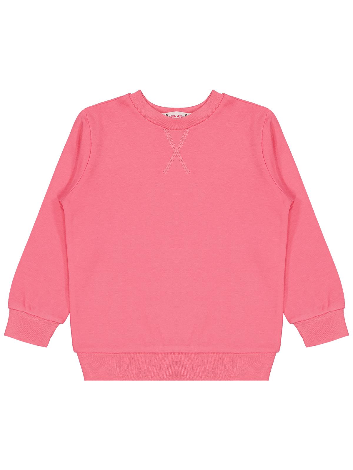 Civil Girls Düz 2-5 Yaş Sweatshirt - Pembe
