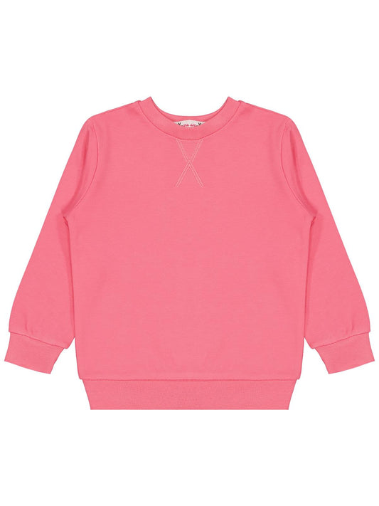 Civil Girls Düz 2-5 Yaş Sweatshirt - Pembe