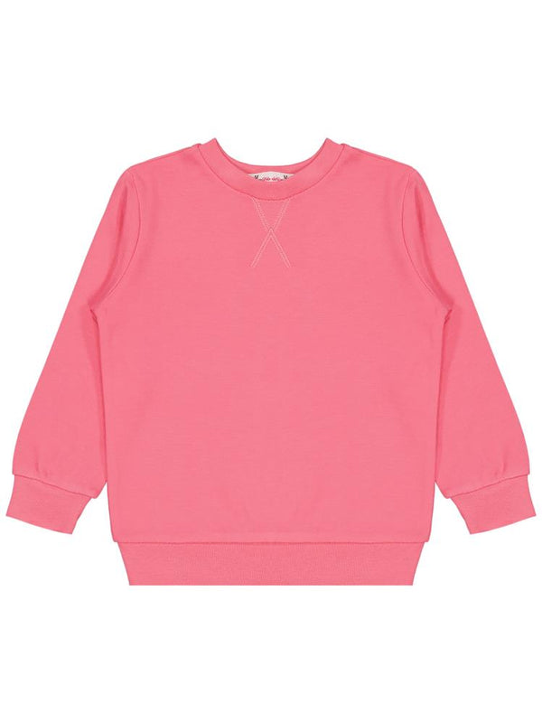 Civil Girls Düz 2-5 Yaş Sweatshirt - Pembe