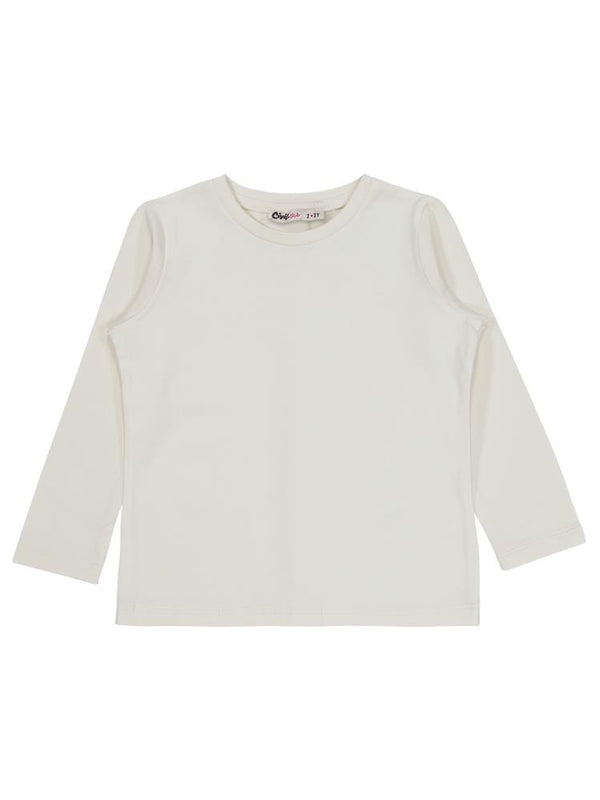 Civil Girls Basic 2-5 Yaş Sweatshirt - Ekru