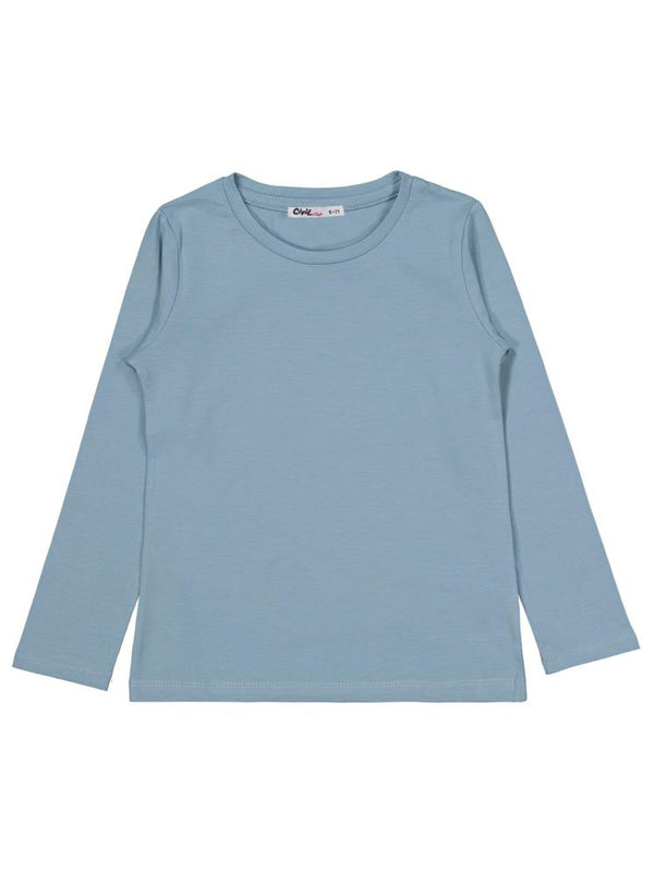 Civil Girls Basic 6-9 Yaş Sweatshirt - Mavi
