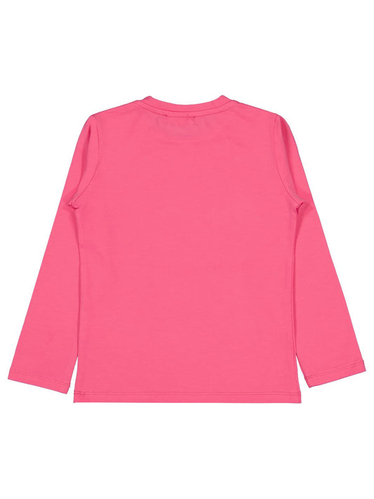 Civil Kız Çocuk Basic Sweatshirt | Likralı Süprem Uzun Kol | Okul Kreş ve Günlük Kullanım - Pembe