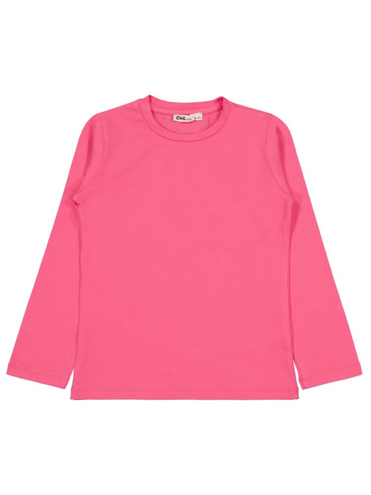 Civil Girls Basic 6-9 Yaş Sweatshirt - Pembe
